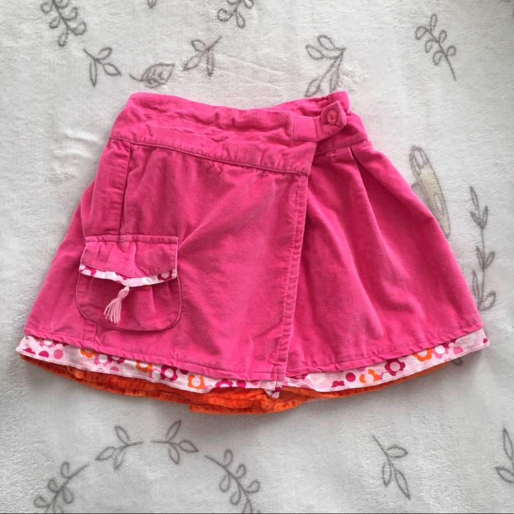 Girls Pink and Orange Skirt Jane Seymour